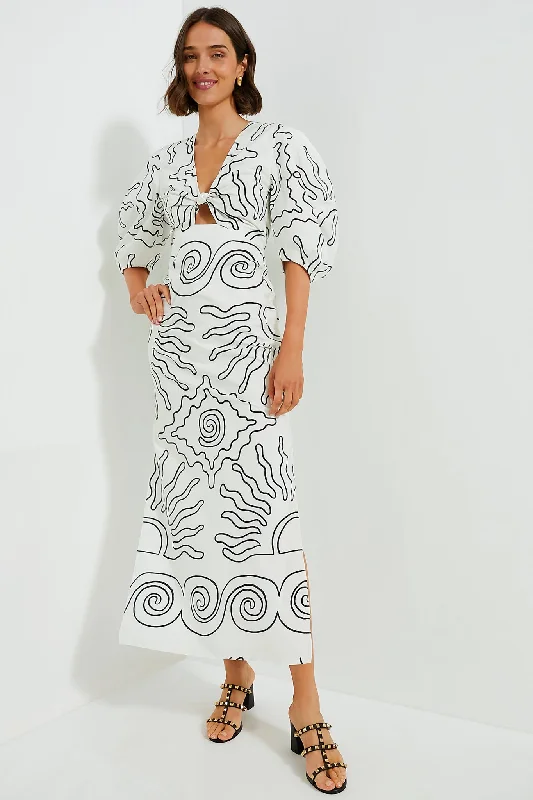 Oasis Ivory Gaia Dress