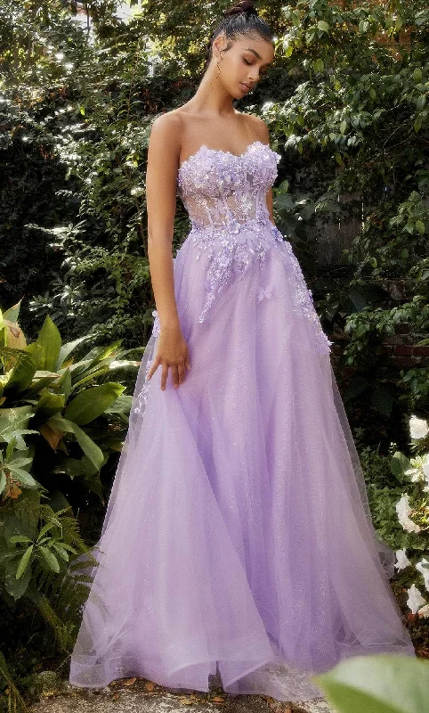 Andrea and Leo A1108 - Detachable Sleeve Sweetheart Ballgown