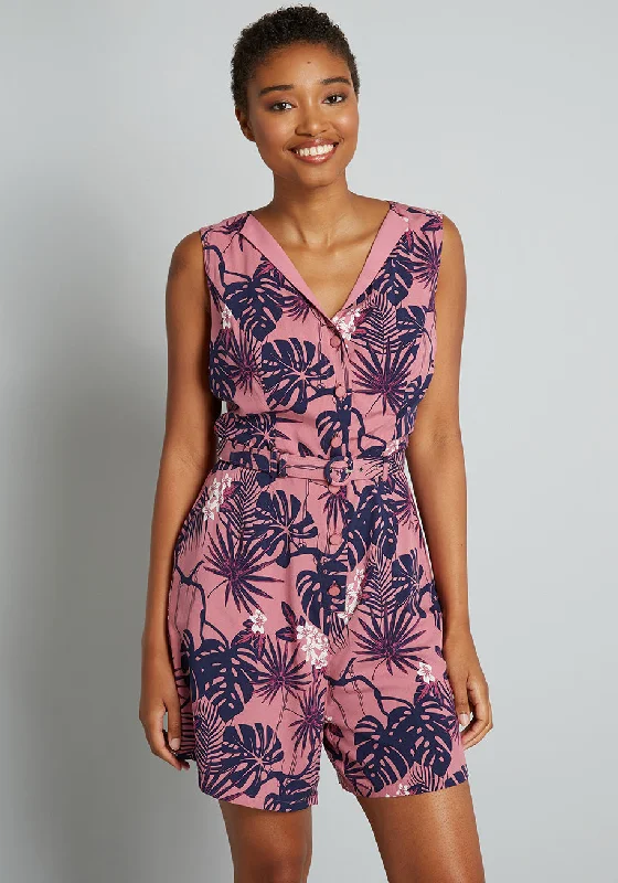 ModCloth x Collectif Beneath the Palm Trees Romper