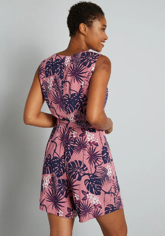 ModCloth x Collectif Beneath the Palm Trees Romper