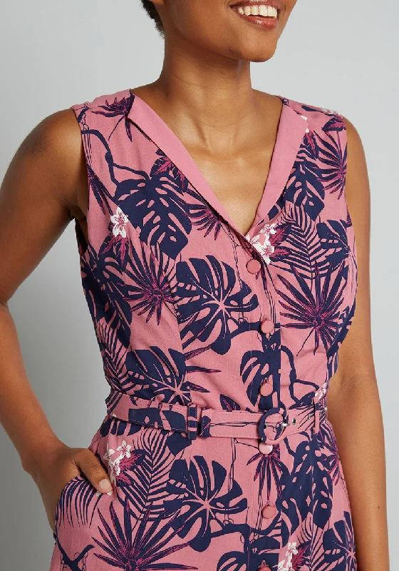 ModCloth x Collectif Beneath the Palm Trees Romper