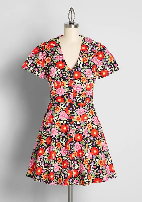 Bloom Temperature Mini Dress