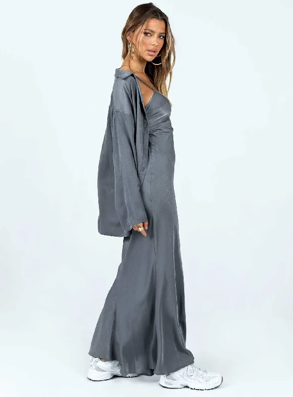 Callie Maxi Set Grey