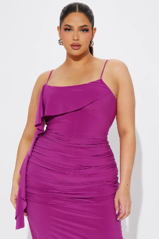 Calling My Name Maxi Dress - Magenta