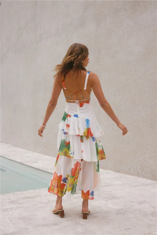 Floral Dreams Maxi Dress Multi