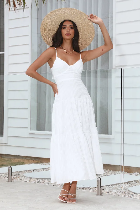 Island Nights Maxi Dress White