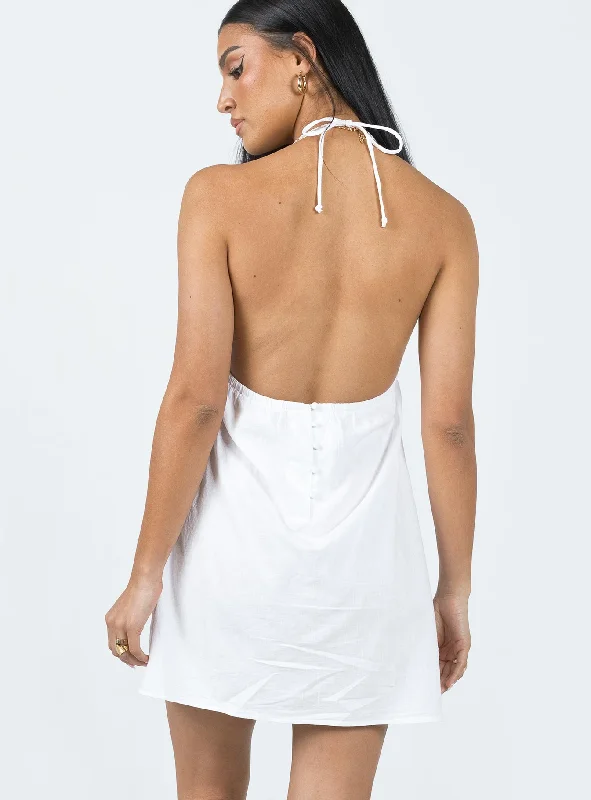 Jacinta Mini Dress White