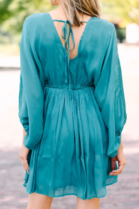 Make Your Day Emerald Green Babydoll Dress