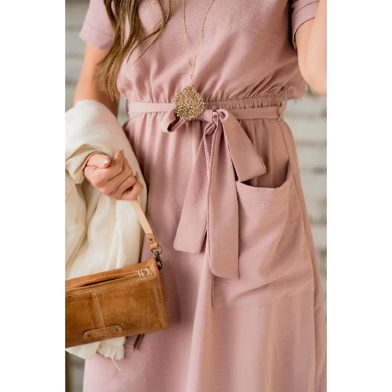 Pocket Tie Dress