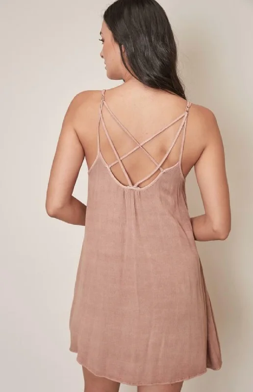 Somewhere in Paradise Latte Mini Dress