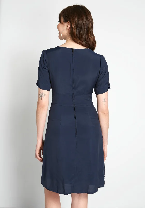 The Keyhole Story A-line Dress