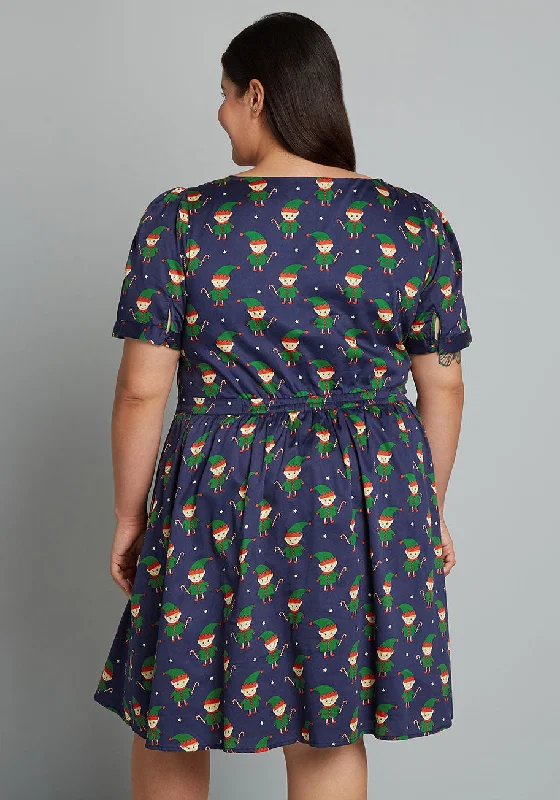 What's The Scoop? A-Line Dress