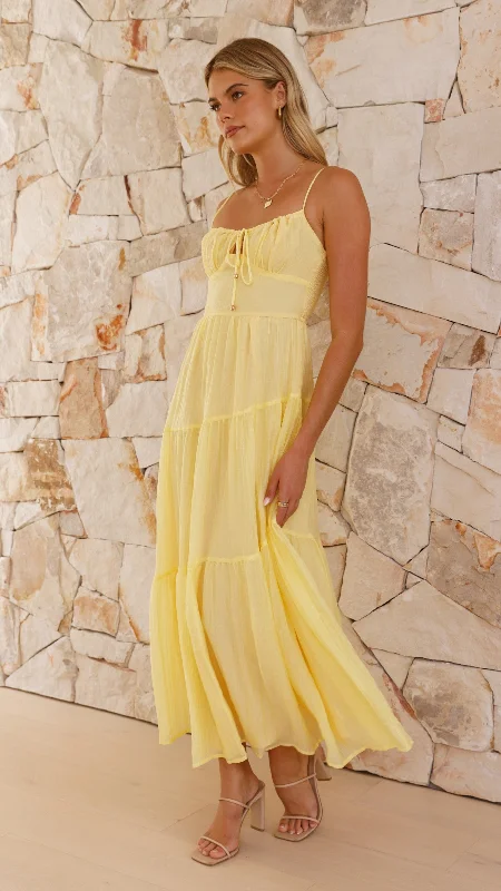 Cove Maxi Dress - Yellow