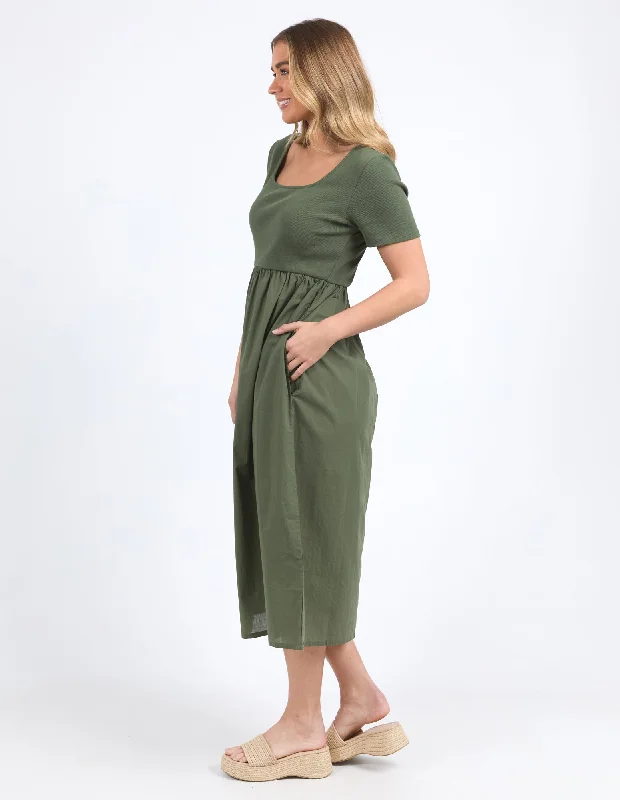 Foxwood Ella Dress Khaki