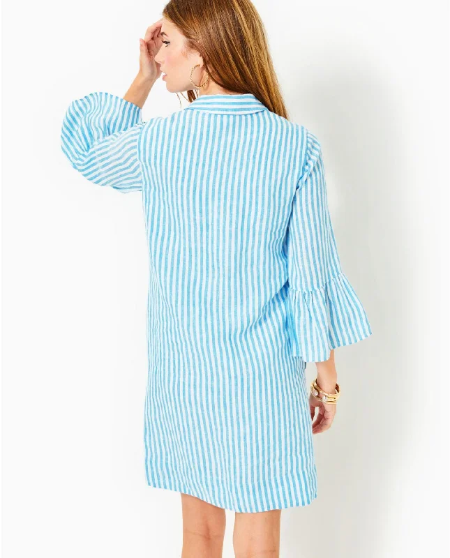 Jazmyn Linen Tunic Dress