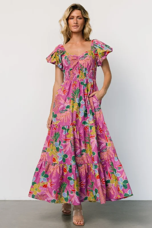 Melanie Maxi Dress | Orchid Multi