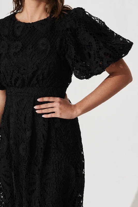 Tillie Lace Dress In Black