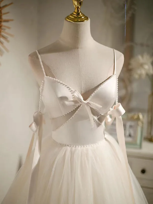 Elegant Mini Wedding Dresses, V-neck Homecoming Dresses, Newest Short Bridesmaid Dresses