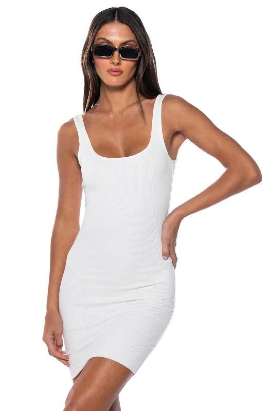 SURROUNDED BY TIME BODYCON MINI DRESS