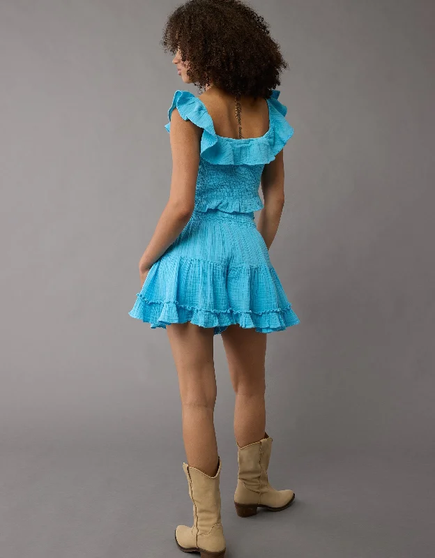 Flash Deals – Act Quickly!AE Tiered Ruffle Bloomer Short