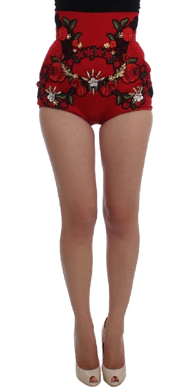 Special Offer – Act Fast!Dolce & Gabbana Ravishing  Silk Embroide Women's Shorts