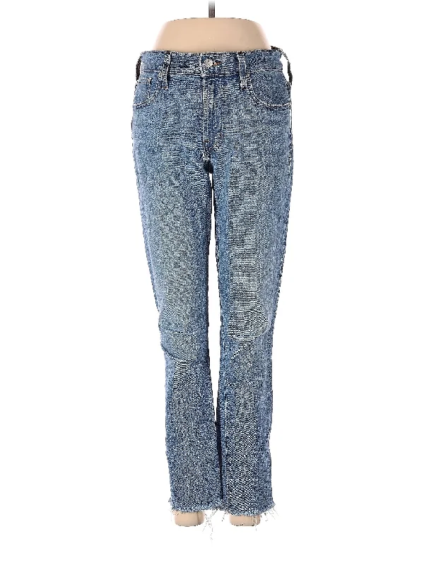 Time to Snag a Bargain!High-Rise Bootleg Jeans in Light Wash