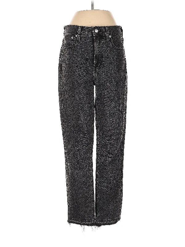 More Discounts, More Joy!High-Rise Straight-leg Jeans in Dark Wash