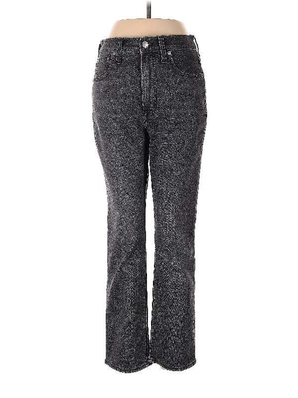 Enjoy Huge Discounts Now!High-Rise Straight-leg Jeans in Dark Wash
