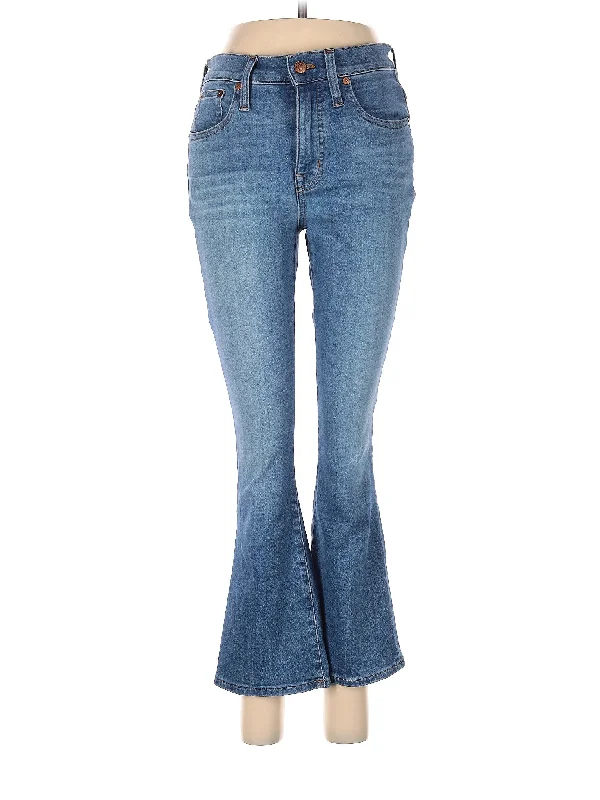 Unbeatable Prices!Mid-Rise Flare Jeans in Light Wash