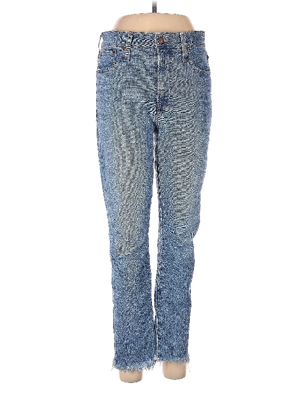 Your Discount is Waiting!Mid-Rise Straight-leg Jeans in Light Wash