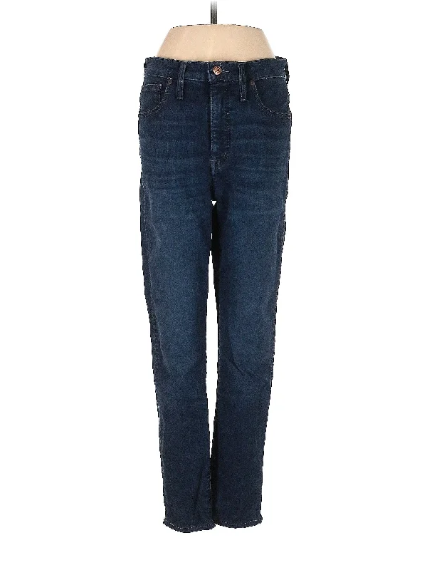 Crazy Discounts Inside!Mid-Rise Straight-leg Jeans in Medium Wash