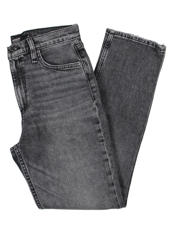 Stock Up and Save!Womens Distressed Crop Straight Leg Jeans