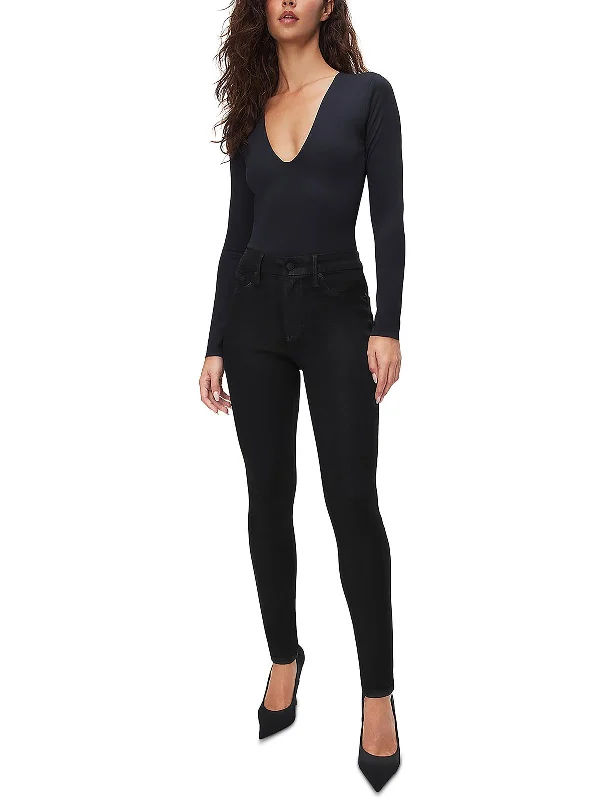 Crazy Discounts Inside!Womens High-Rise Coated Skinny Jeans