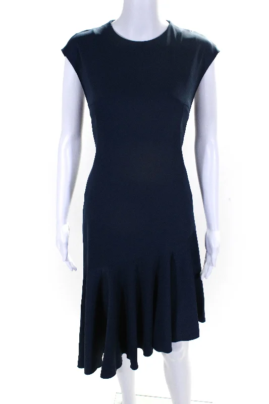 Today Only – Don’t Miss It!Akris Punto Womens Sleeveless Trumpet Midi Dress Blue