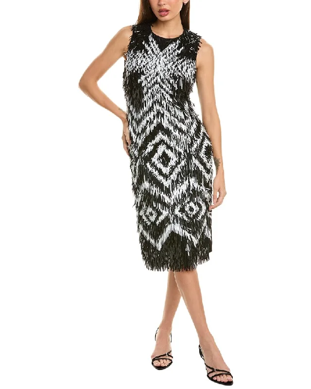 Bigger Savings, Better Shopping!Alberta Ferretti Sequin Fringe Midi Dress