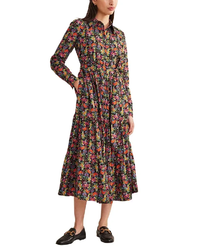 Flash Sale – Act Fast!Boden Tiered Maxi Shirt Dress
