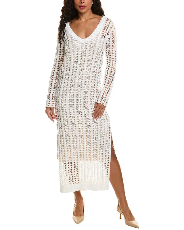 More Discounts, More Joy!Brunello Cucinelli Crochet Linen & Silk-Blend Midi Dress