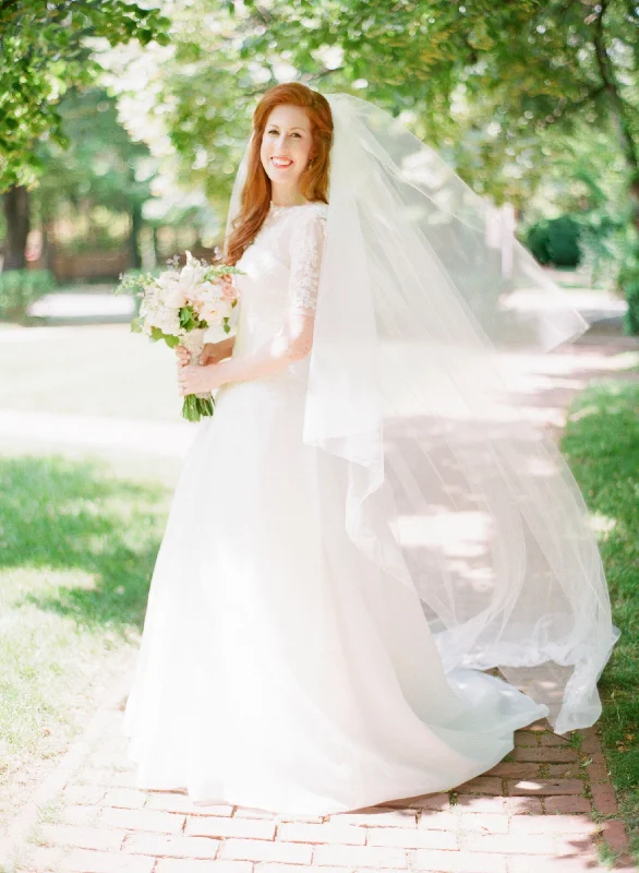 Incredible Savings Inside!David's Bridal White by Vera Wang Satin Faced Organza