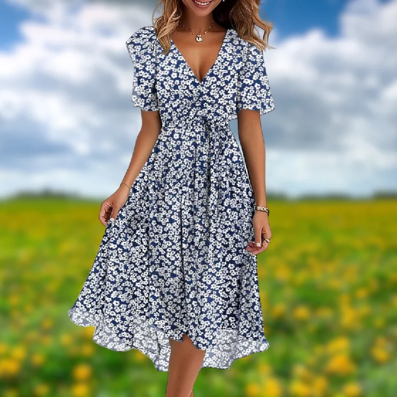 Blue/white flowers