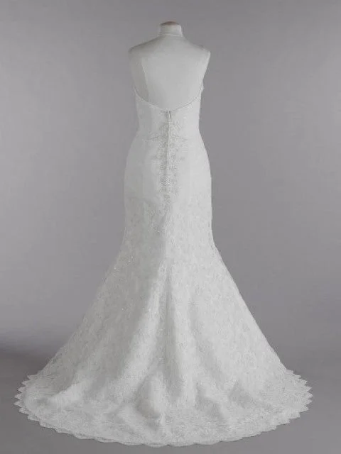 Incredible Savings Inside!Oleg Cassini Sweetheart Beaded Lace Trumpet Gown