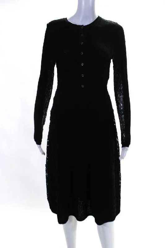 Don’t Wait – Deals Won’t Last!Oscar de la Renta Women's Long Sleeves Fit Flare Midi Dress Black Don’t Wait – Deals Won’t Last!Oscar de la Renta Women's Long Sleeves Fit Flare Midi Dress Black