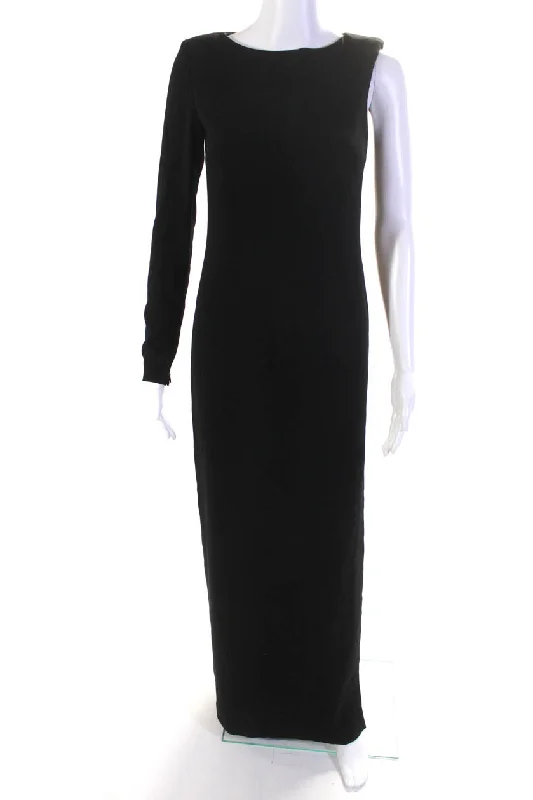 Get More, Spend Less – Shop Now!Paule Ka Women's One Shoulder Midi Dress Black