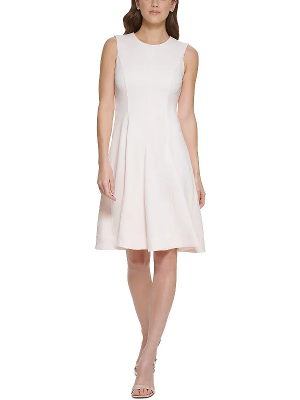 Price Drops You’ll Love!Petites Womens Knit Flounce Fit & Flare Dress