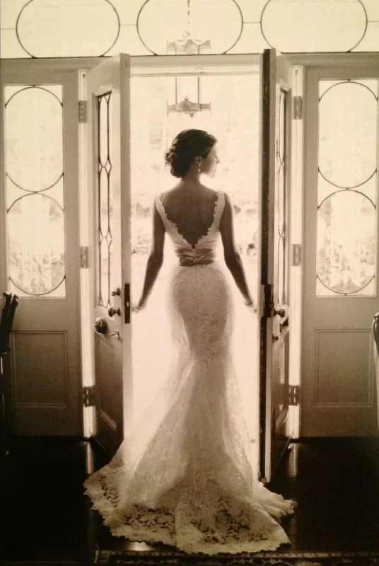 Enjoy Huge Discounts Now!Romona Keveza Lace V-neck Gown