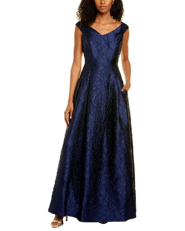 Massive Price Cuts!Teri Jon by Rickie Freeman Jacquard Ball Gown