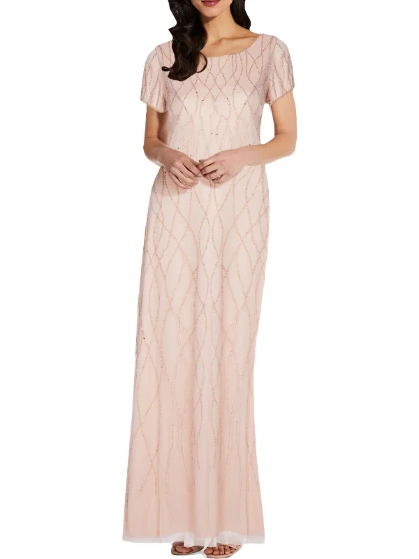 Score Huge Discounts Today!Womens Blouson Maxi Evening Dress