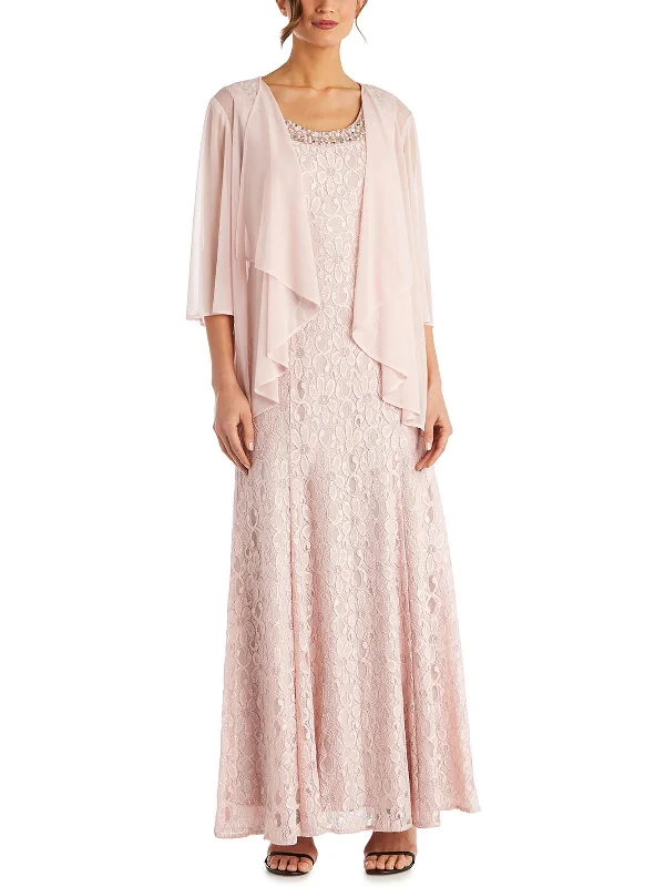The Best Sale of the Year!Womens Jacket Maxi Evening Dress
