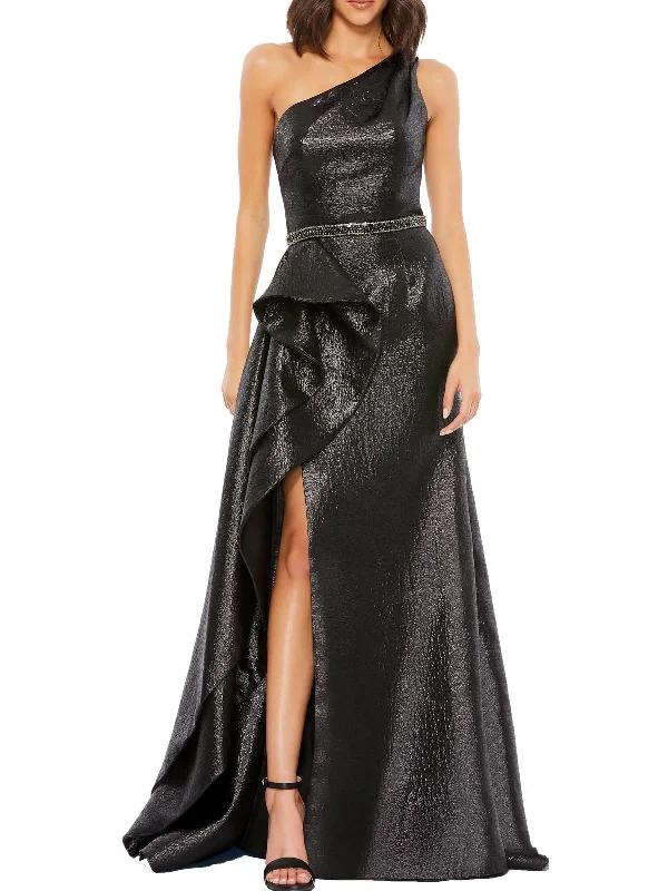 Limited Stock Available!Womens Metallic Long Evening Dress