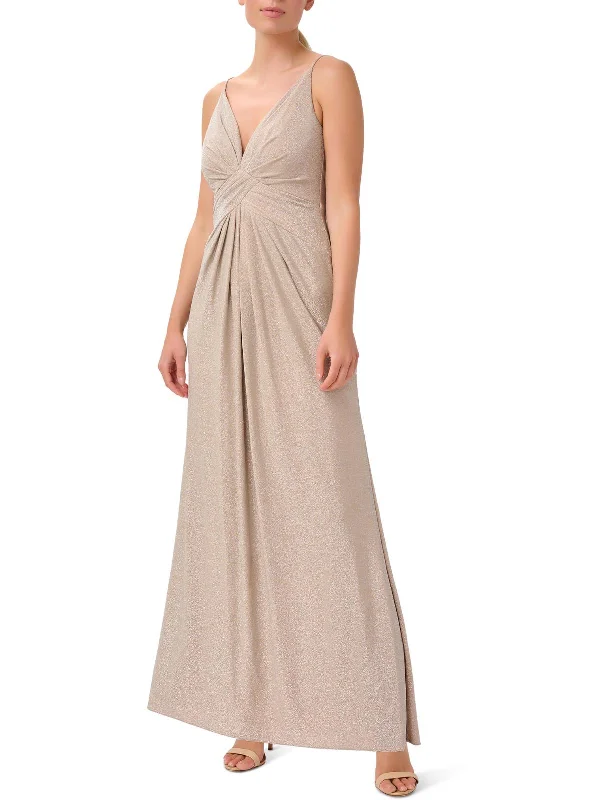 Great Deals, Just for You!Womens Metallic Maxi Evening Dress