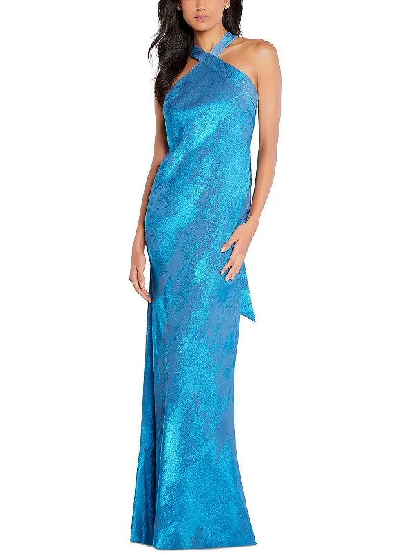 Your Shopping Wish, Our Discount Command!Womens Metallic Maxi Evening Dress
